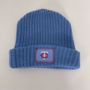 Minnesota Twins‎ Baseball Light Blue Ribbed Cuffed Winter Hat